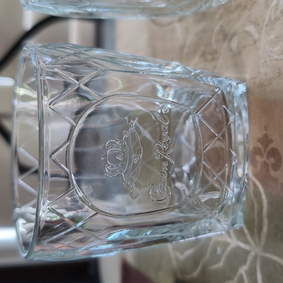 Vintage Crown Royal Glasses - Picture 2 of 3